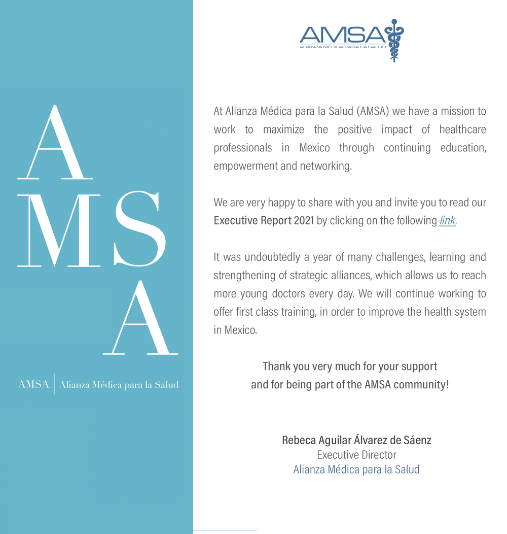 AMSA EXECUTIVE REPORT 2021 AMSA