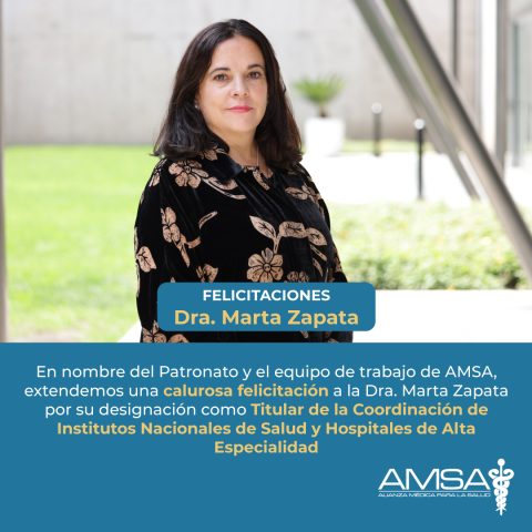 Felicitaciones Dra. Marta Zapata